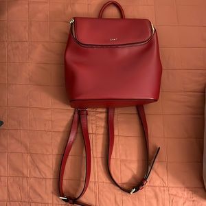 DKNY Red Mini Backpack